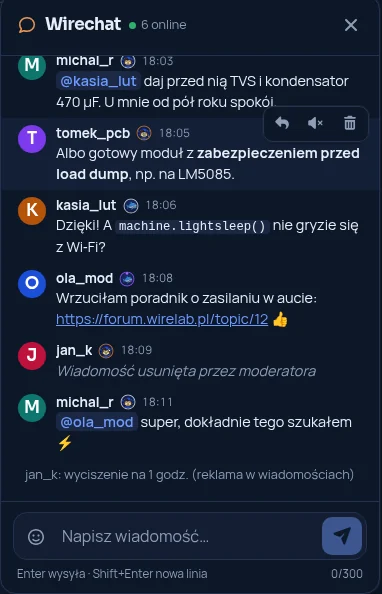 Moderacja z dziennikiem